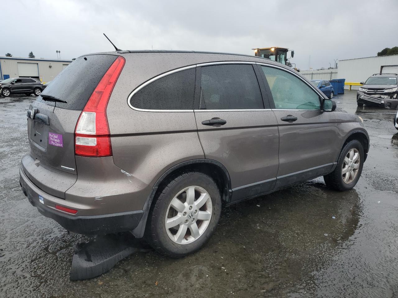 2011 Honda CR-V VIN 5J6RE3H43BL046015 Copart auction photo, undercarriage / front end damage thumbnail 3