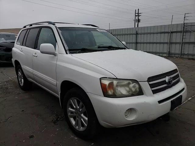 2006 Toyota Highlander VIN JTEEW21A860014904 Copart auction photo, front end / side damage thumbnail 11