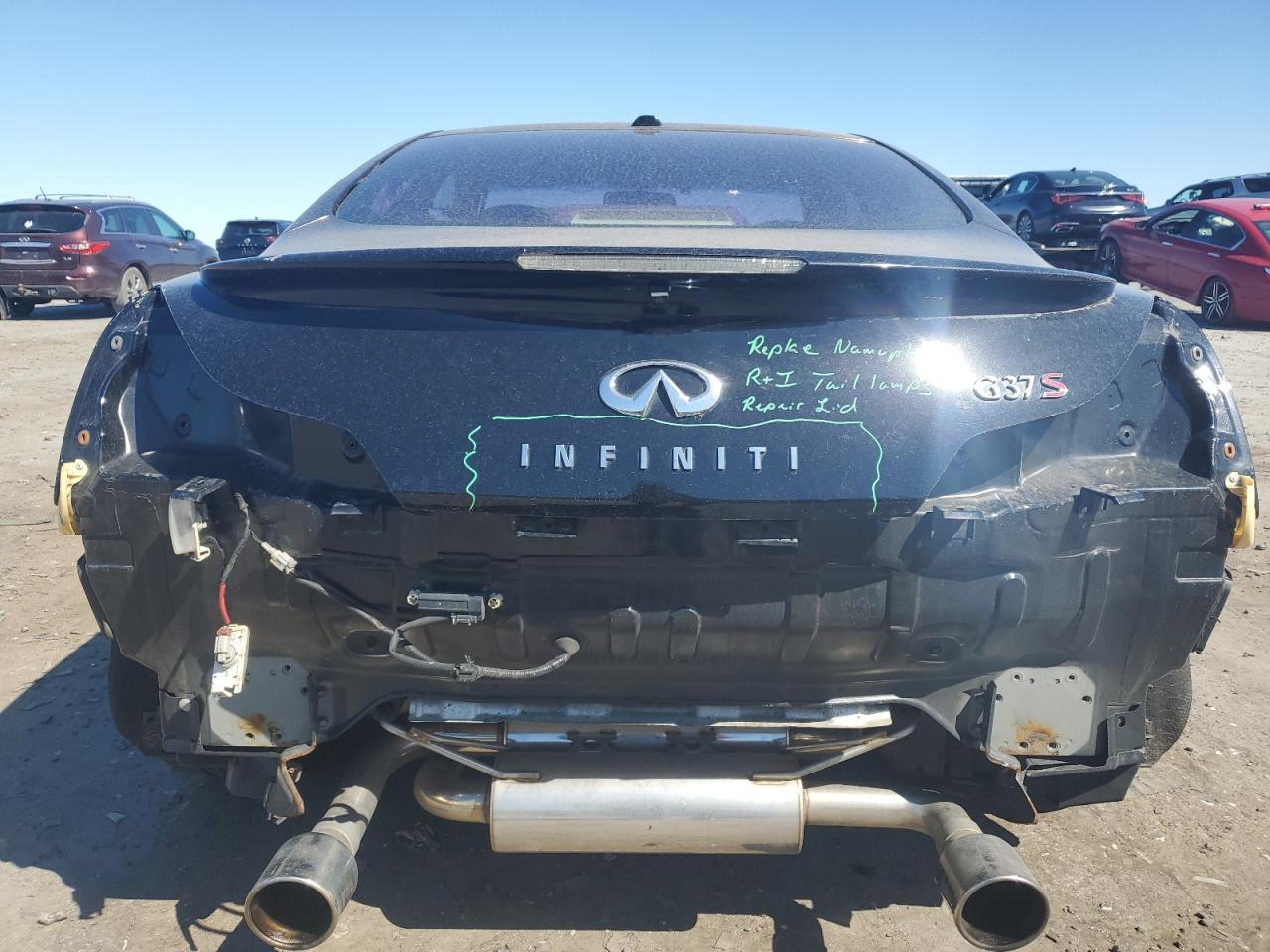 2009 Infiniti G VIN JNKCV64E49M604629 Copart auction photo, rear end / minor dent/scratches damage thumbnail 6
