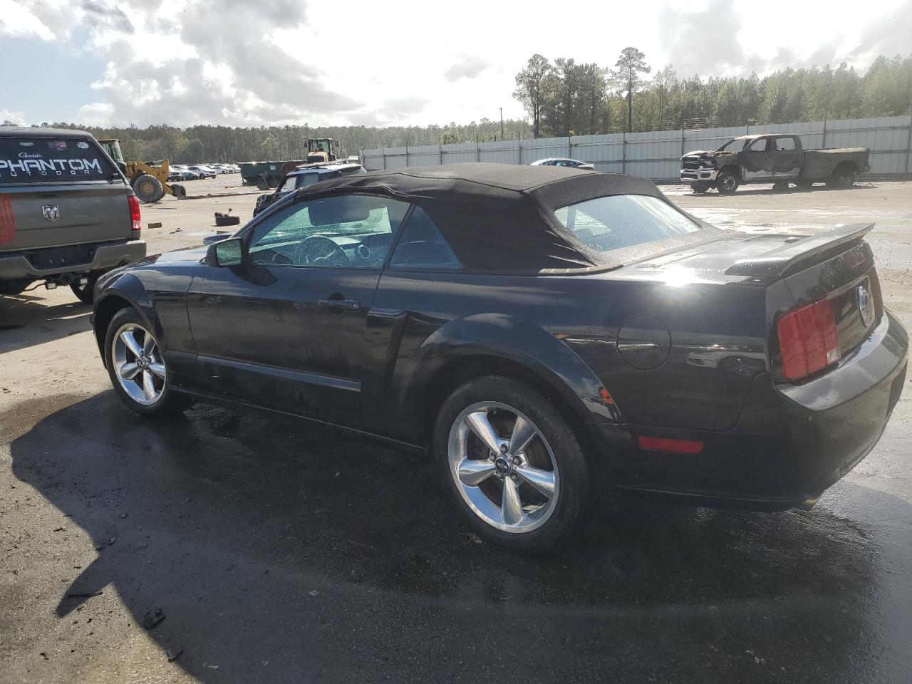 2007 Ford Mustang VIN 1ZVFT85H075277529 Copart auction photo, front end / undercarriage damage thumbnail 2