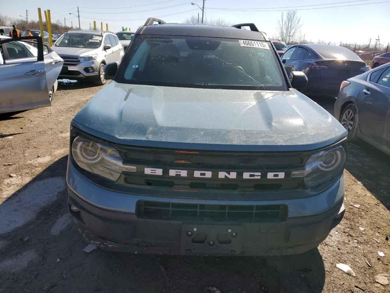 2021 Ford Bronco VIN 3FMCR9C66MRA80350 Copart auction photo, rear end / side damage thumbnail 5