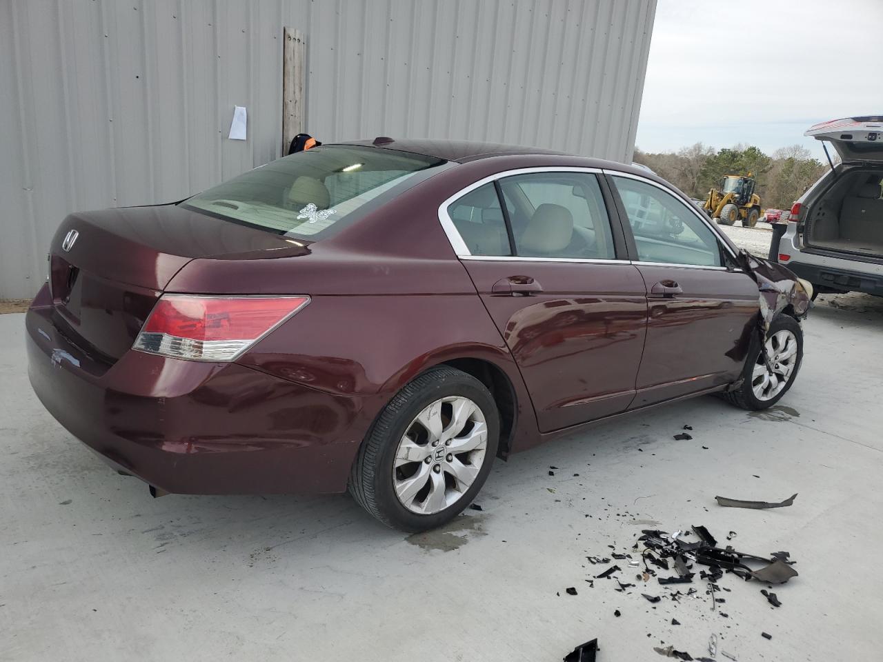 2008 Honda Accord VIN 1HGCP26828A069779 Copart auction photo, front end / side damage thumbnail 3
