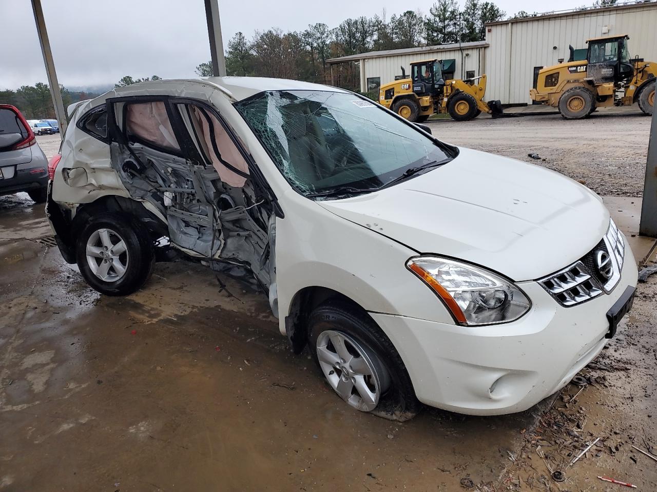 2013 Nissan Rogue VIN JN8AS5MT8DW517621 Copart auction photo, side / undercarriage damage thumbnail 4