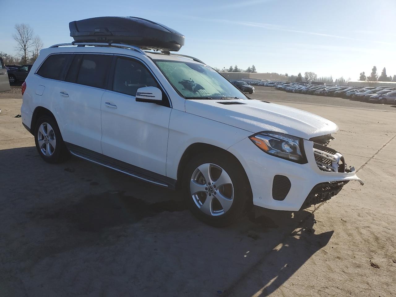 2019 Mercedes-Benz GLS-klasse VIN 4JGDF6EE2KB231069 Copart auction photo, front end / undercarriage damage thumbnail 4