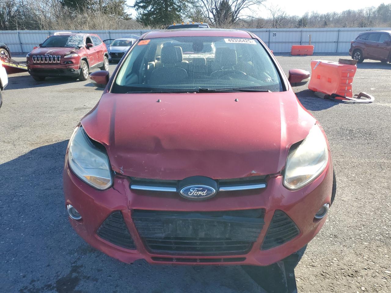 2012 Ford Focus VIN 1FAHP3H28CL209937 Copart auction photo, rear end / front end damage thumbnail 5