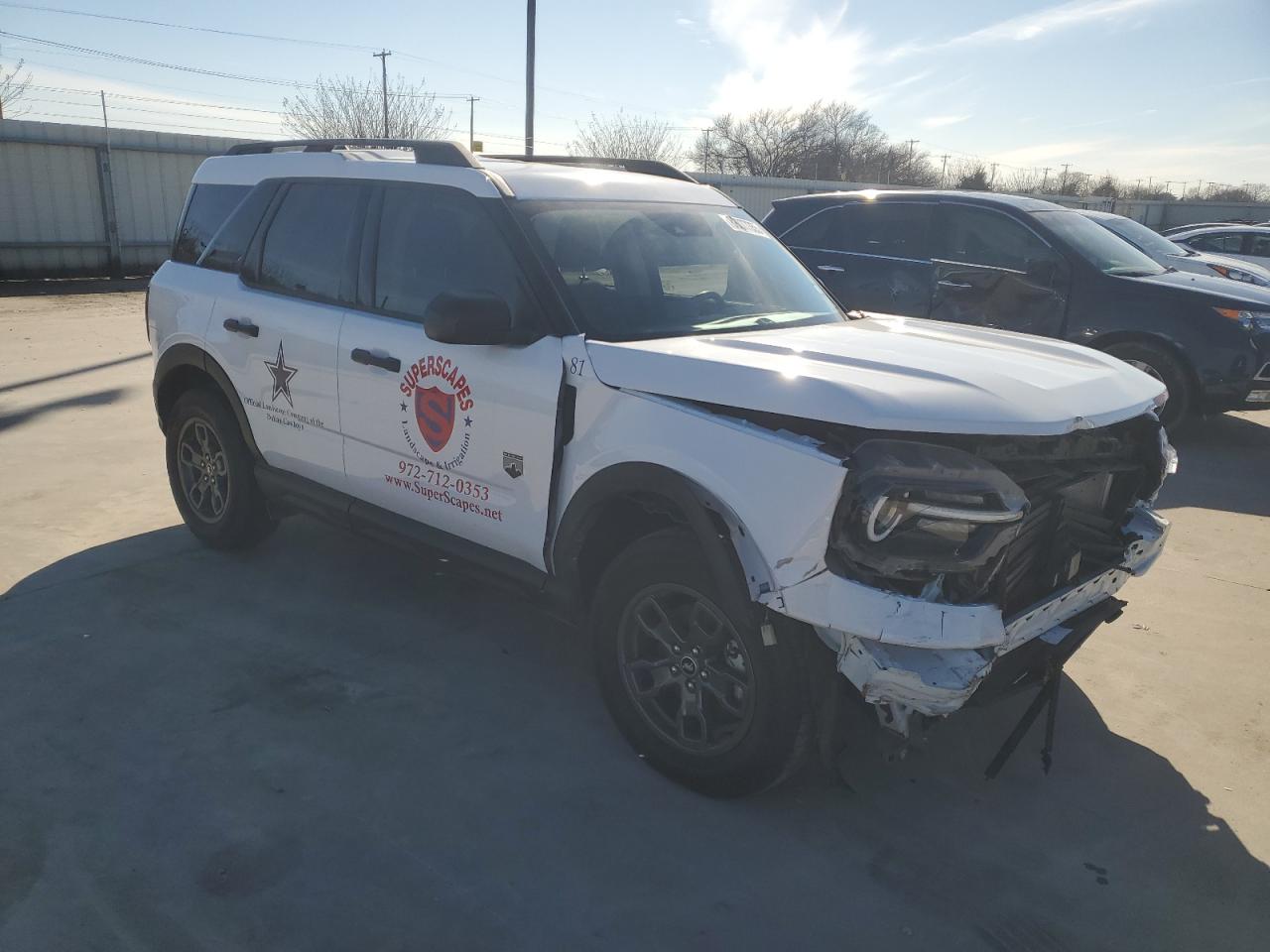 2022 Ford Bronco VIN 3FMCR9B6XNRE32946 Copart auction photo, front end damage thumbnail 4
