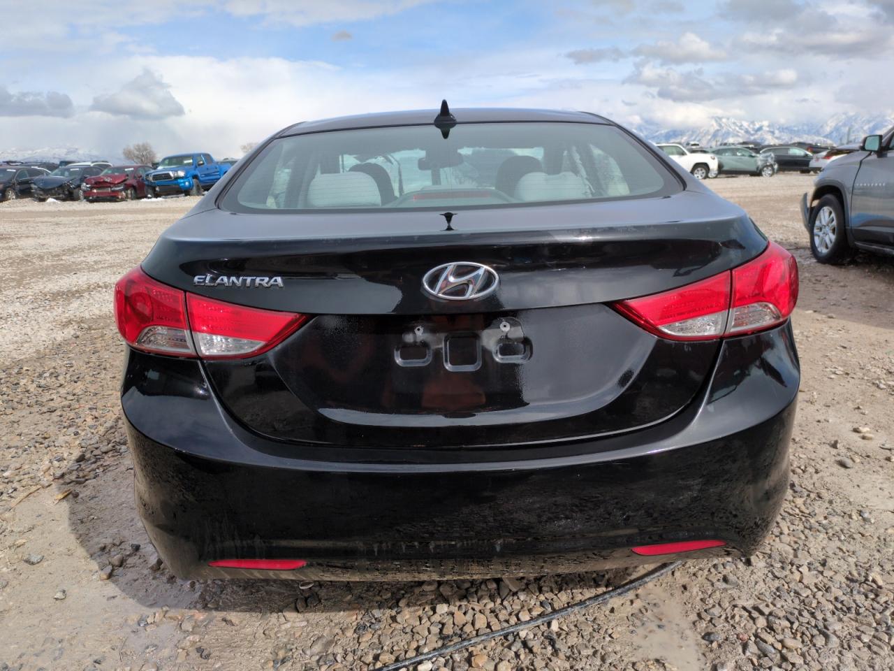 2013 Hyundai Elantra VIN 5NPDH4AEXDH183105 Copart auction photo, front end damage thumbnail 6