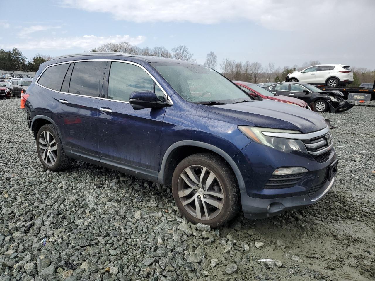2016 Honda Pilot VIN 5FNYF6H97GB039123 Copart auction photo, rear end damage thumbnail 4