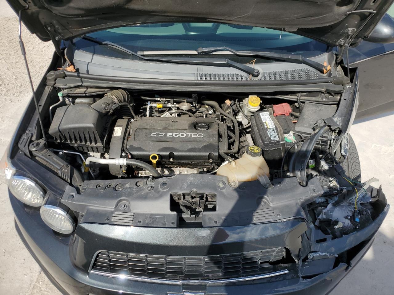 2014 Chevrolet Sonic VIN 1G1JC6SH1E4198937 Copart auction photo, front end damage thumbnail 11
