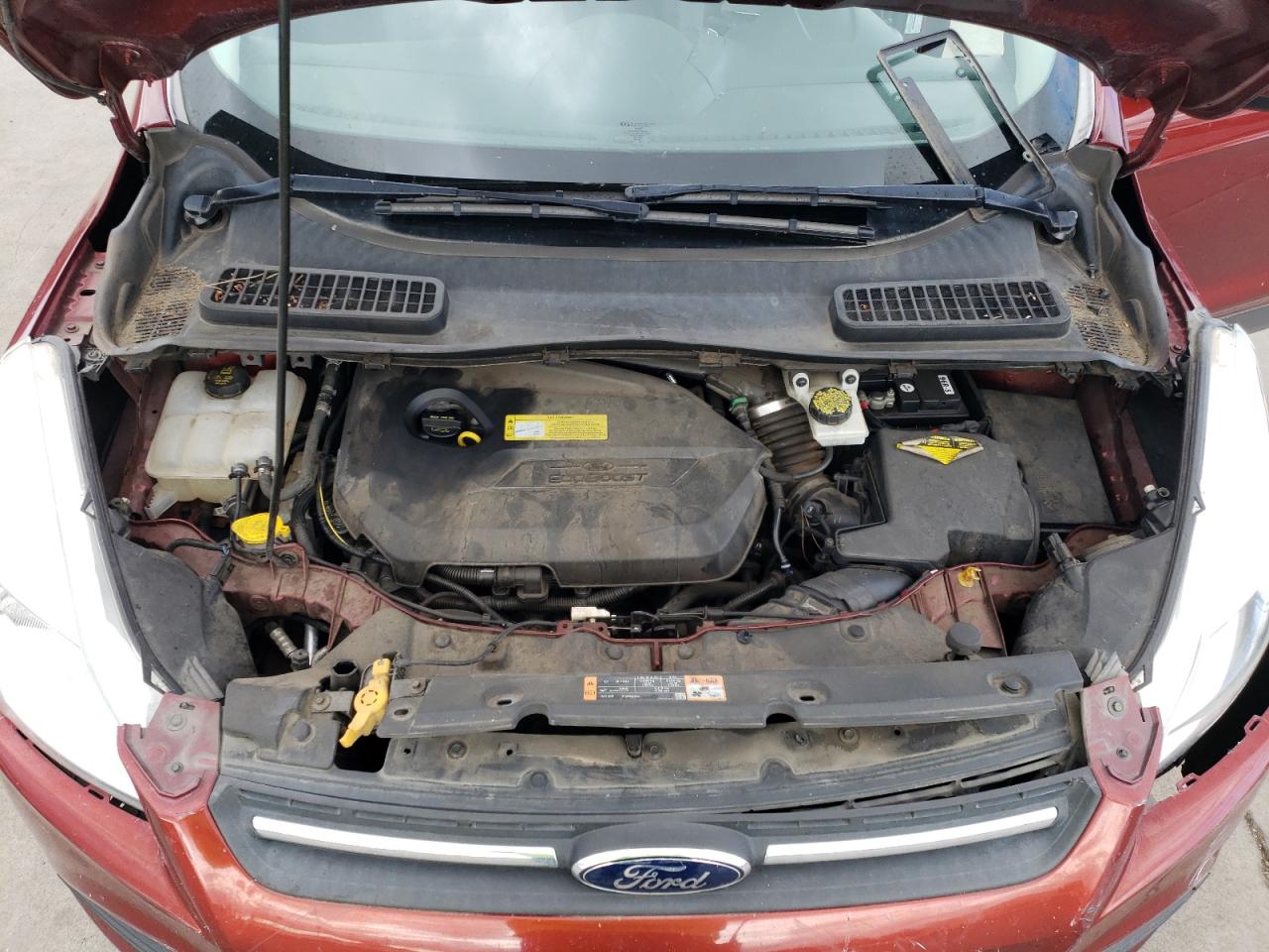 2014 Ford Escape VIN 1FMCU0GX2EUB81778 Copart auction photo, front end damage thumbnail 12
