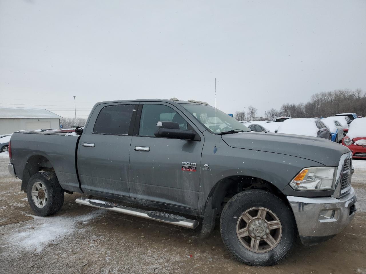 2012 Dodge RAM VIN 3C6UD5DL2CG240987 Copart auction photo, all over / undercarriage damage thumbnail 4