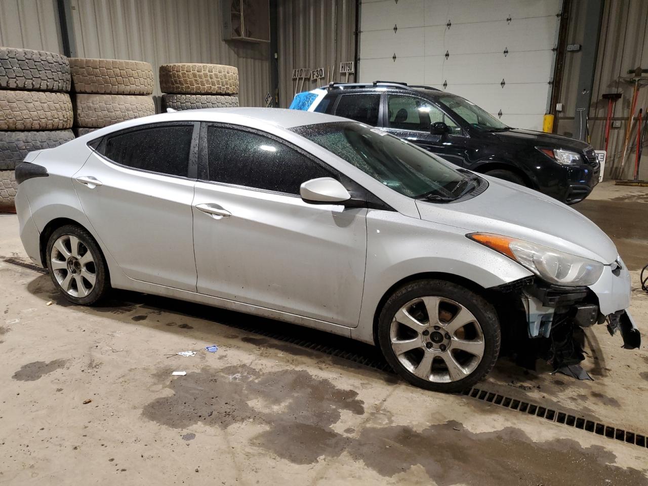 2012 Hyundai Elantra VIN 5NPDH4AE8CH081607 Copart auction photo, front end damage thumbnail 4