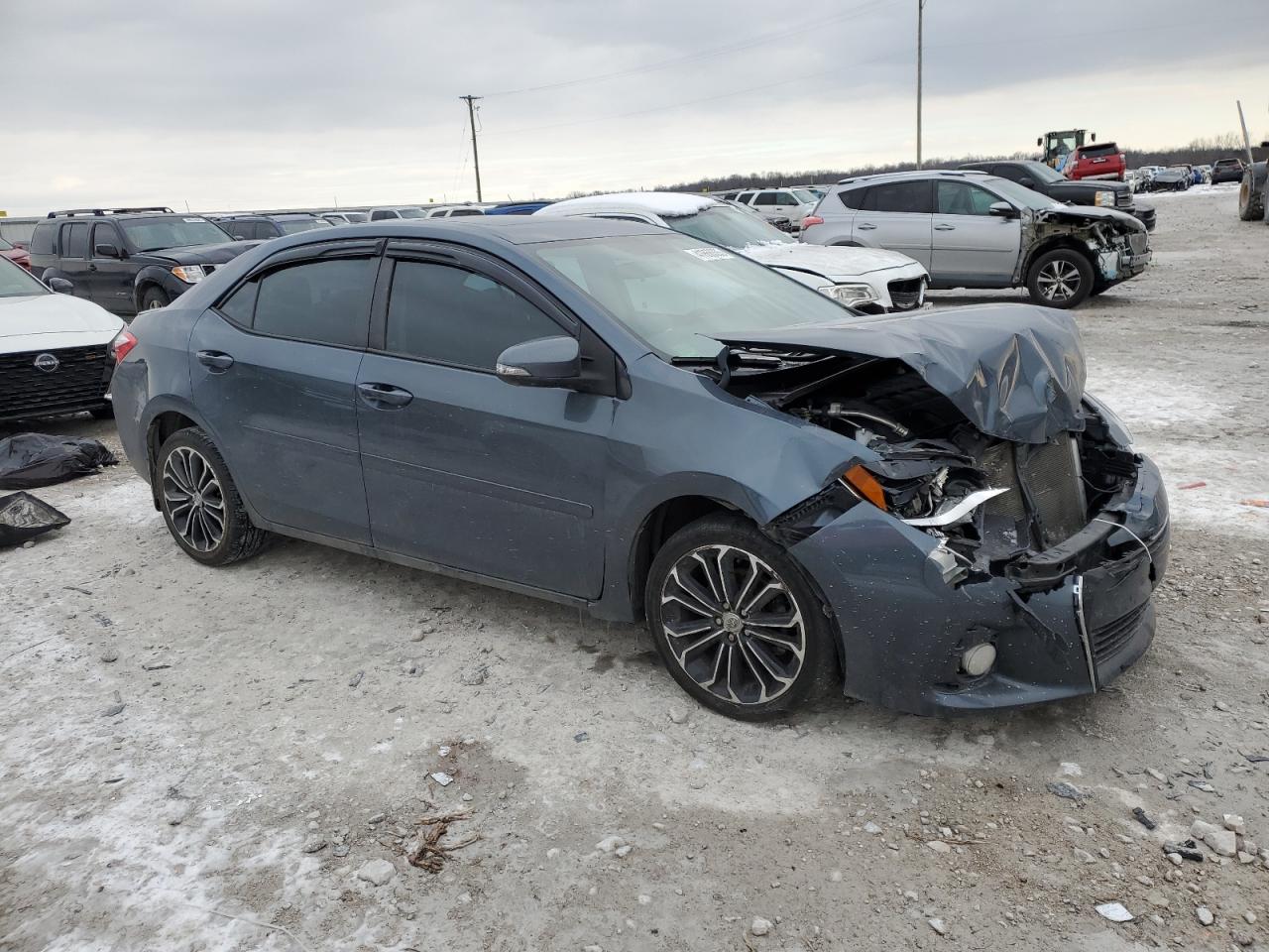 2016 Toyota Corolla VIN 2T1BURHE1GC506521 Copart auction photo, front end damage thumbnail 4