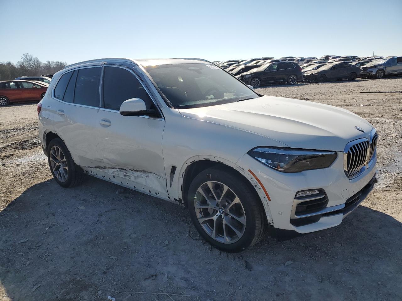 2021 BMW X5 VIN 5UXCR4C02M9E69390 Copart auction photo, side damage thumbnail 4
