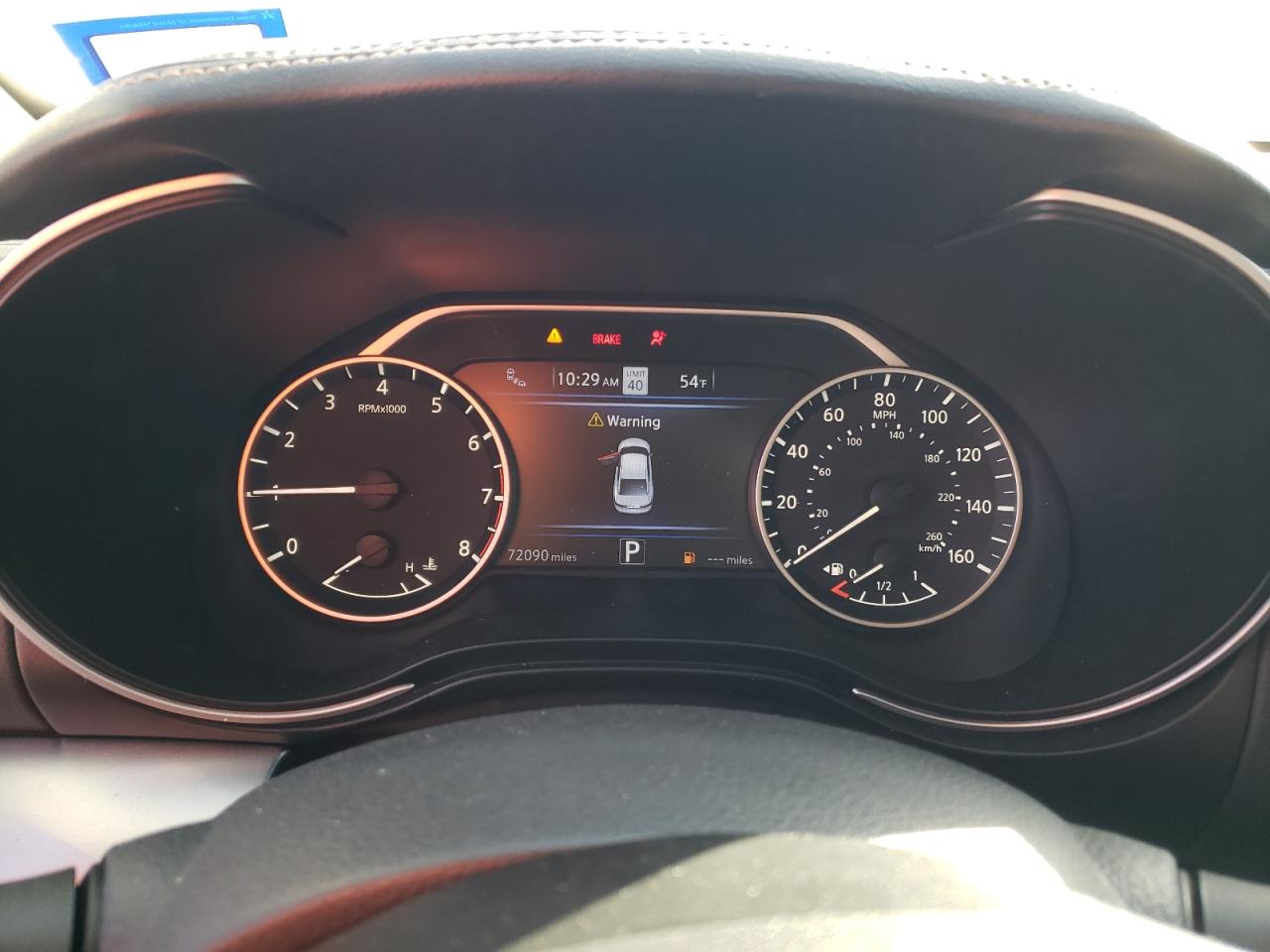 2021 Nissan Maxima VIN 1N4AA6CV9MC516816 Copart auction photo, front end damage thumbnail 9