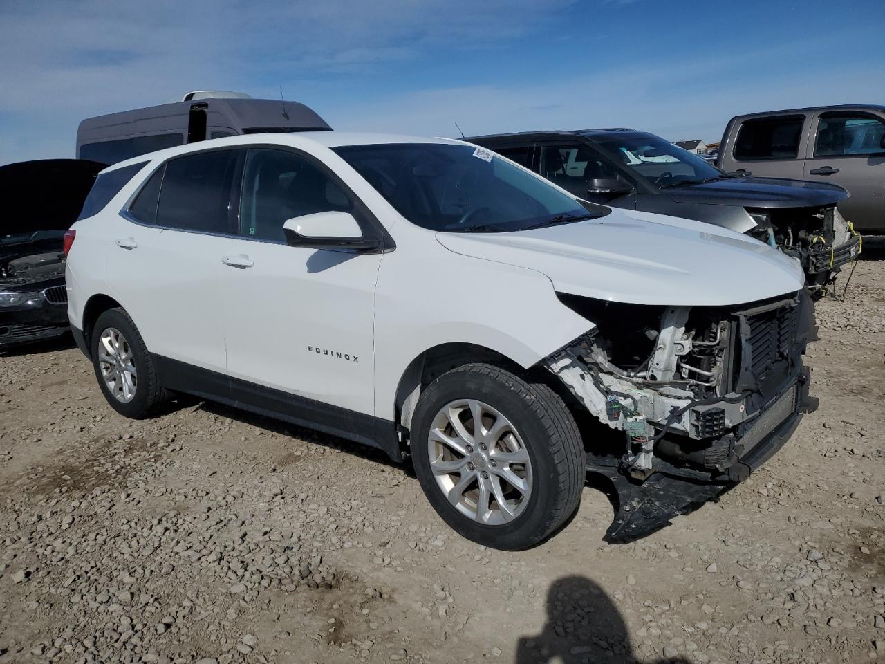 2018 Chevrolet Equinox VIN 3GNAXSEV6JS546738 Copart auction photo, front end damage thumbnail 4
