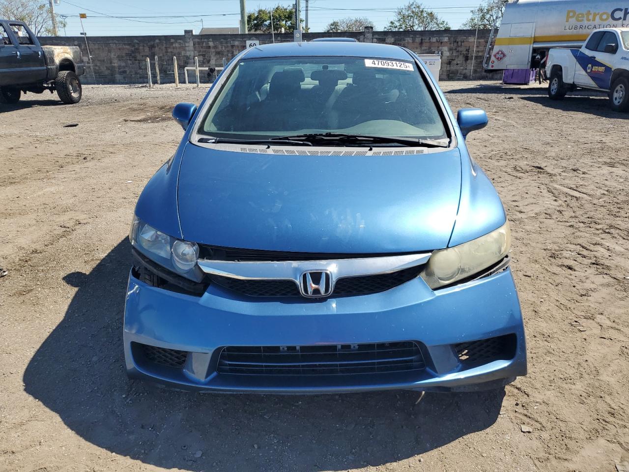 2009 Honda Civic VIN 2HGFA16569H501243 Copart auction photo, front end / rear end damage thumbnail 5