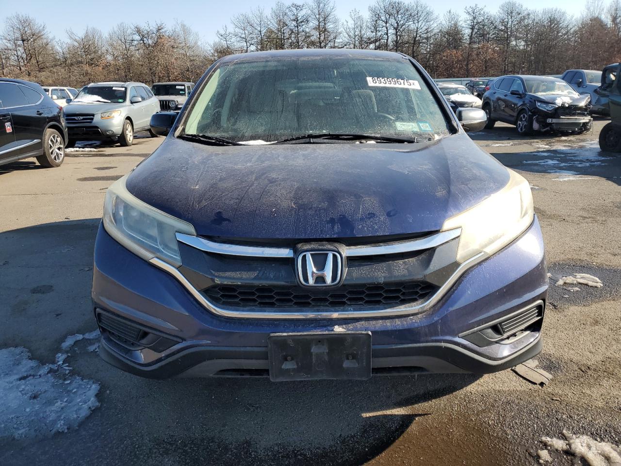 2016 Honda CR-V VIN 2HKRM4H44GH650831 Copart auction photo, rear end / side damage thumbnail 5