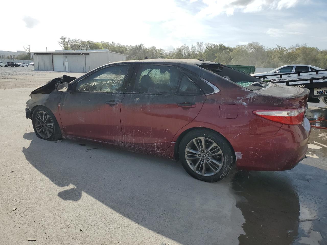 2017 Toyota Camry VIN 4T1BF1FK3HU765077 Copart auction photo, burn damage thumbnail 2