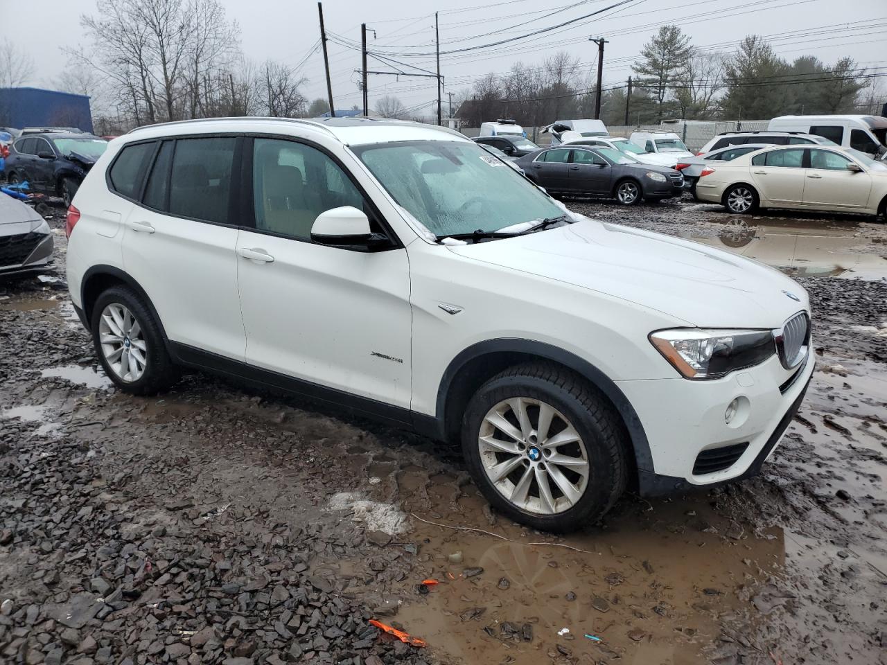2015 BMW X3 VIN 5UXWX9C52F0D44019 Copart auction photo, mechanical damage thumbnail 4
