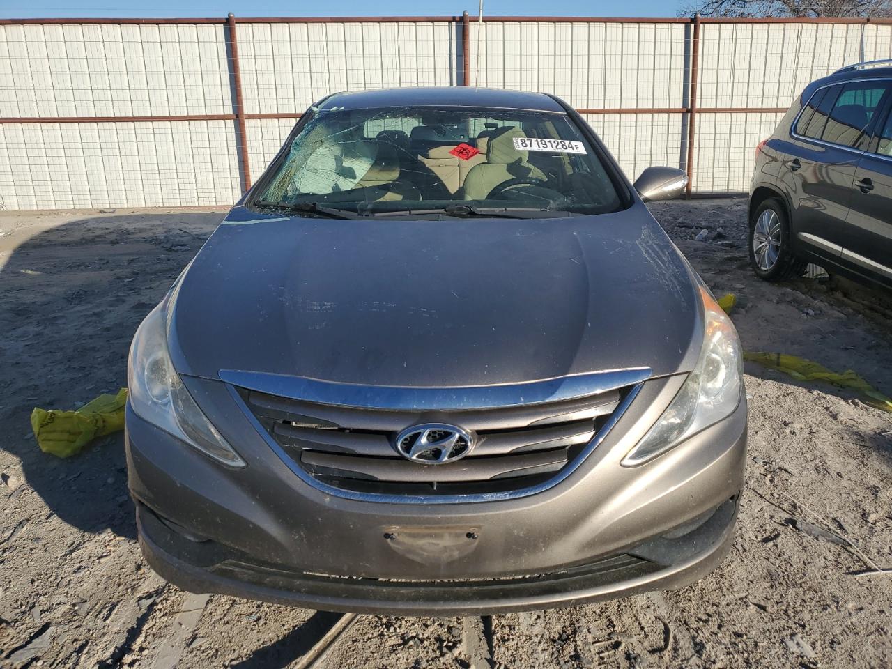 2014 Hyundai Sonata VIN 5NPEB4AC0EH945122 Copart auction photo, all over / side damage thumbnail 5