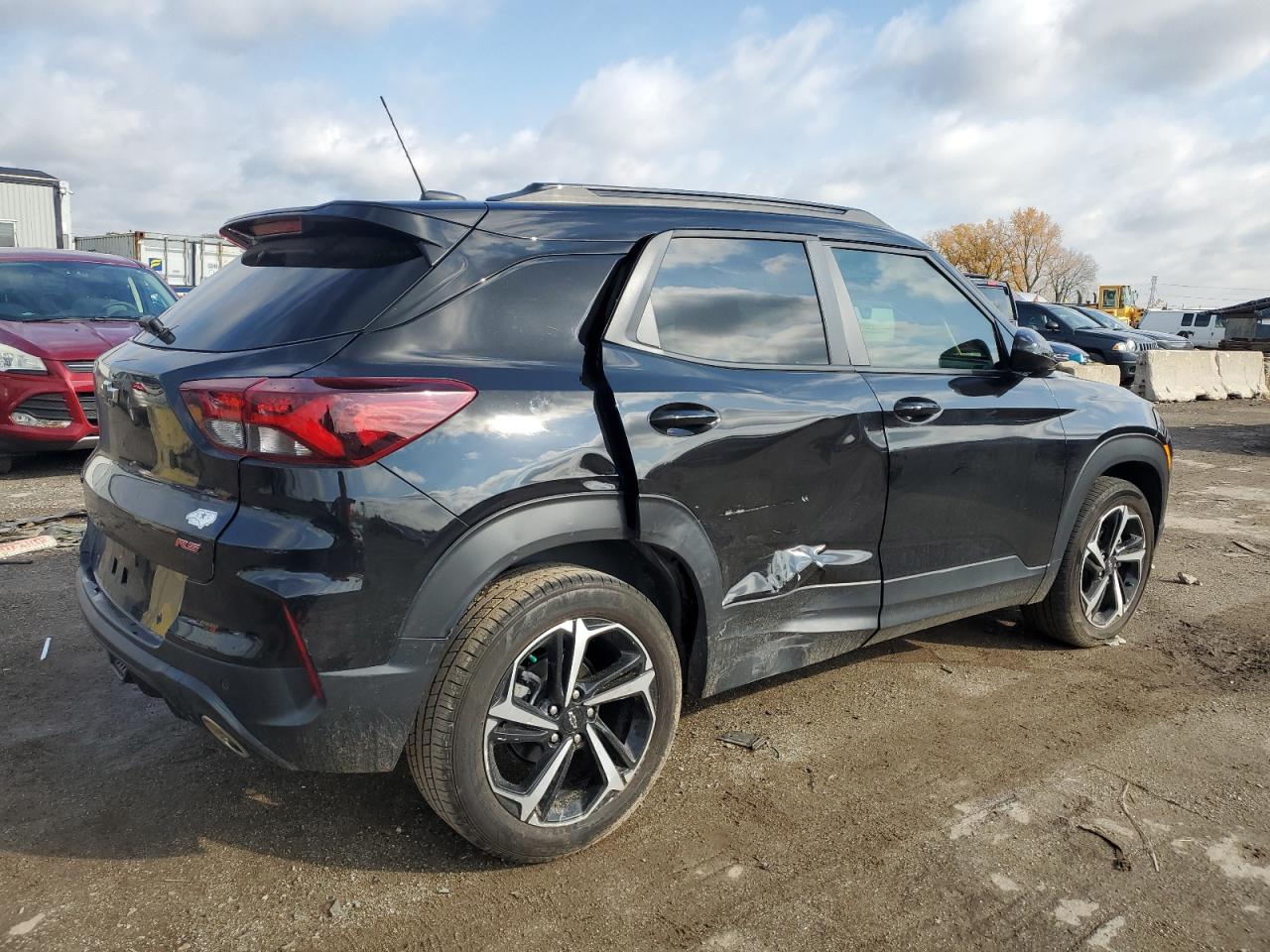 2022 Chevrolet TrailBlazer VIN KL79MTSL9NB146958 Copart auction photo, side damage thumbnail 3