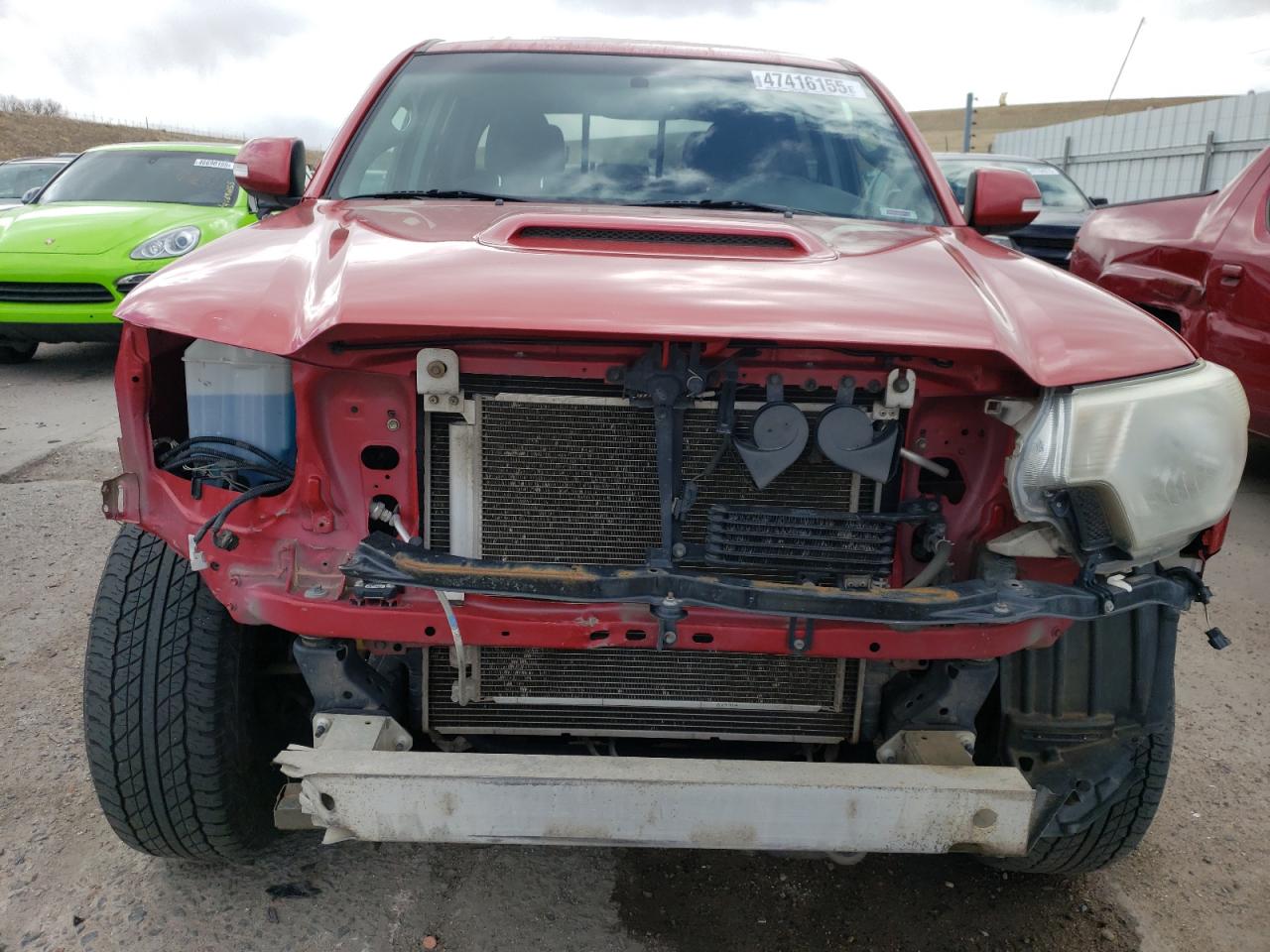 2012 Toyota Tacoma VIN 3TMLU4EN0CM096985 Copart auction photo, front end / side damage thumbnail 5