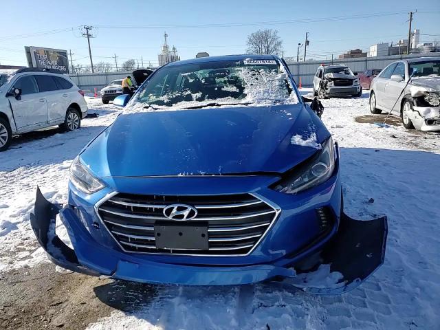 2017 Hyundai Elantra VIN KMHD84LF6HU225170 Copart auction photo, all over damage thumbnail 10