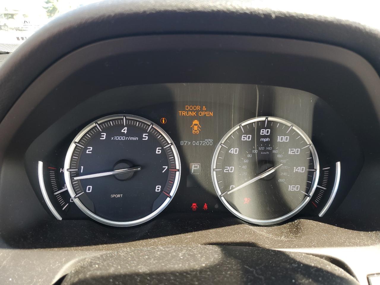 2023 Acura TLX VIN 19UUB2F33FA004654 Copart auction photo, side damage thumbnail 9
