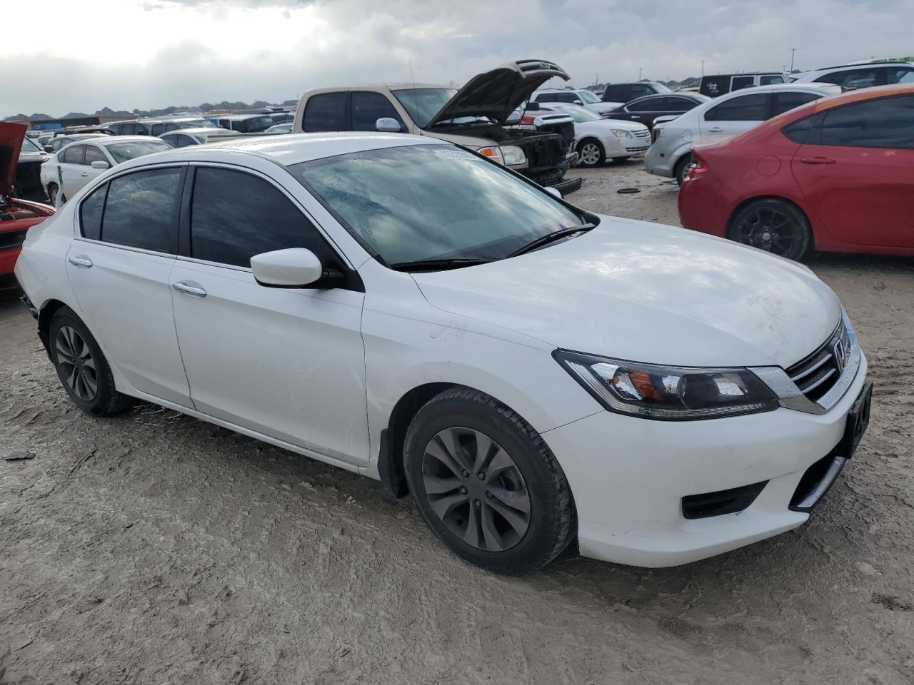 2014 Honda Accord VIN 1HGCR2F38EA132037 Copart auction photo, rear end damage thumbnail 4