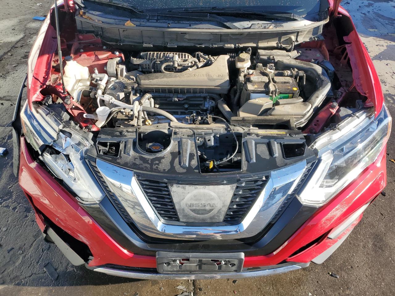 2017 Nissan Rogue VIN JN8AT2MV0HW284630 Copart auction photo, front end / rear end damage thumbnail 12