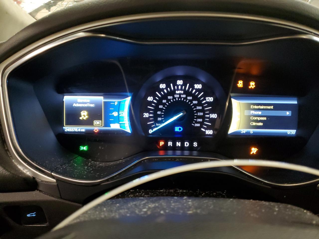 2014 Ford Fusion VIN 1FA6P0H74E5378250 Copart auction photo, front end damage thumbnail 9