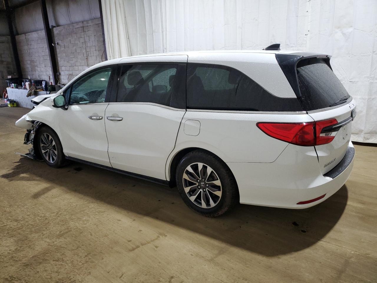 2021 Honda Odyssey VIN 5FNRL6H75MB036857 Copart auction photo, front end damage thumbnail 2