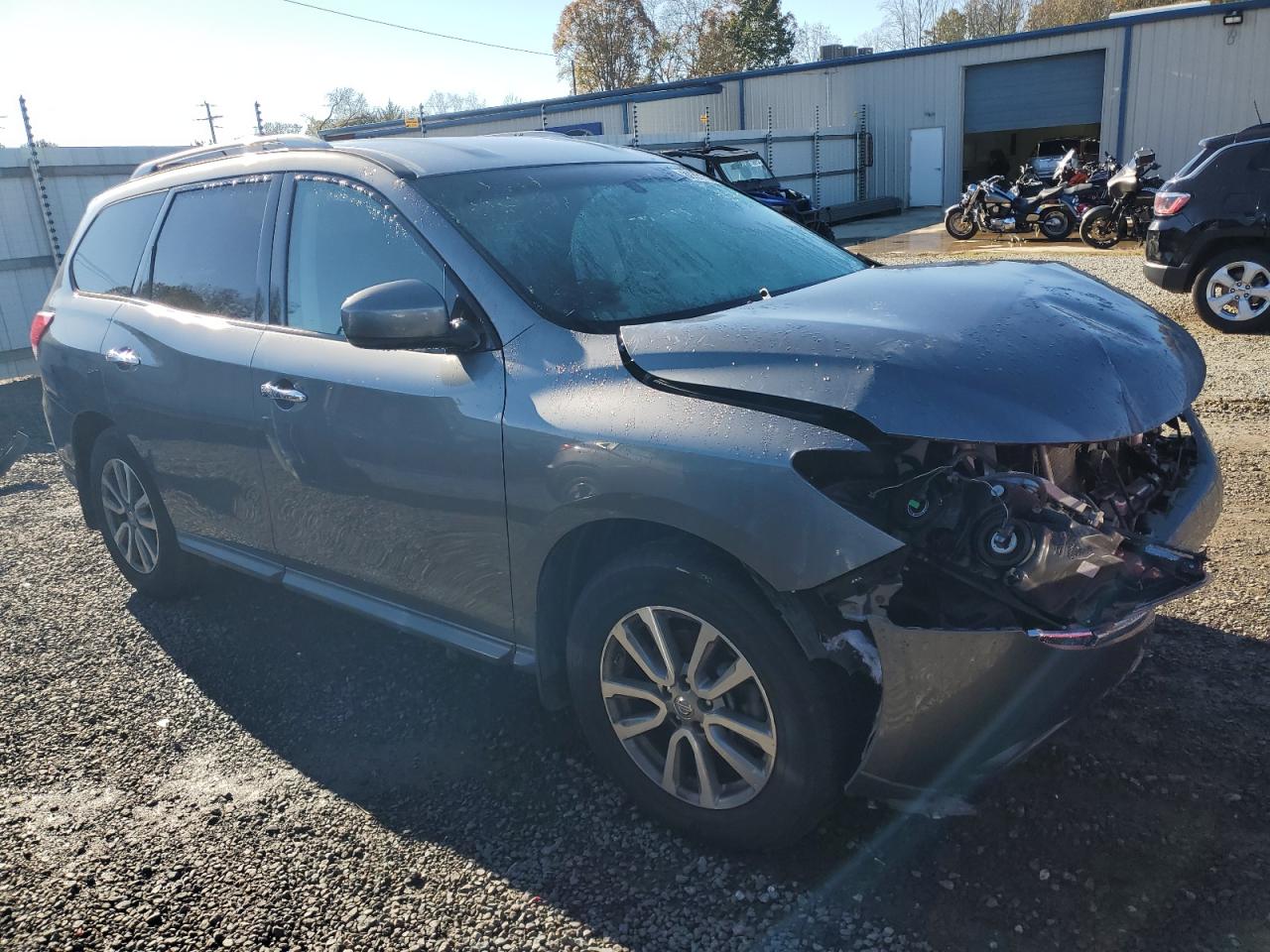 2015 Nissan Pathfinder VIN 5N1AR2MN9FC677255 Copart auction photo, front end damage thumbnail 4