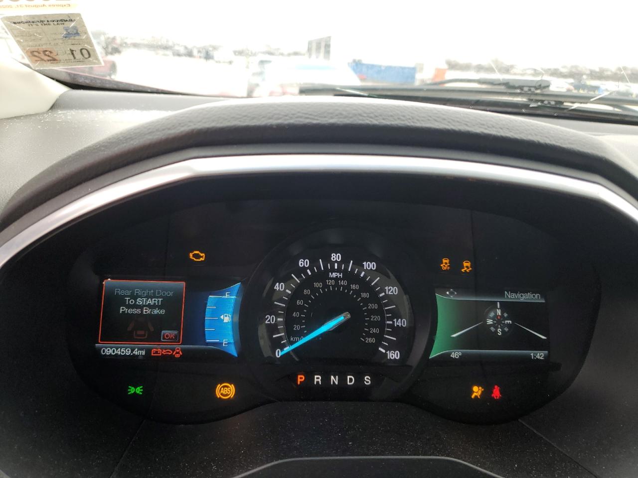 2018 Ford Edge VIN 2FMPK3K95JBB36092 Copart auction photo, side / front end damage thumbnail 9