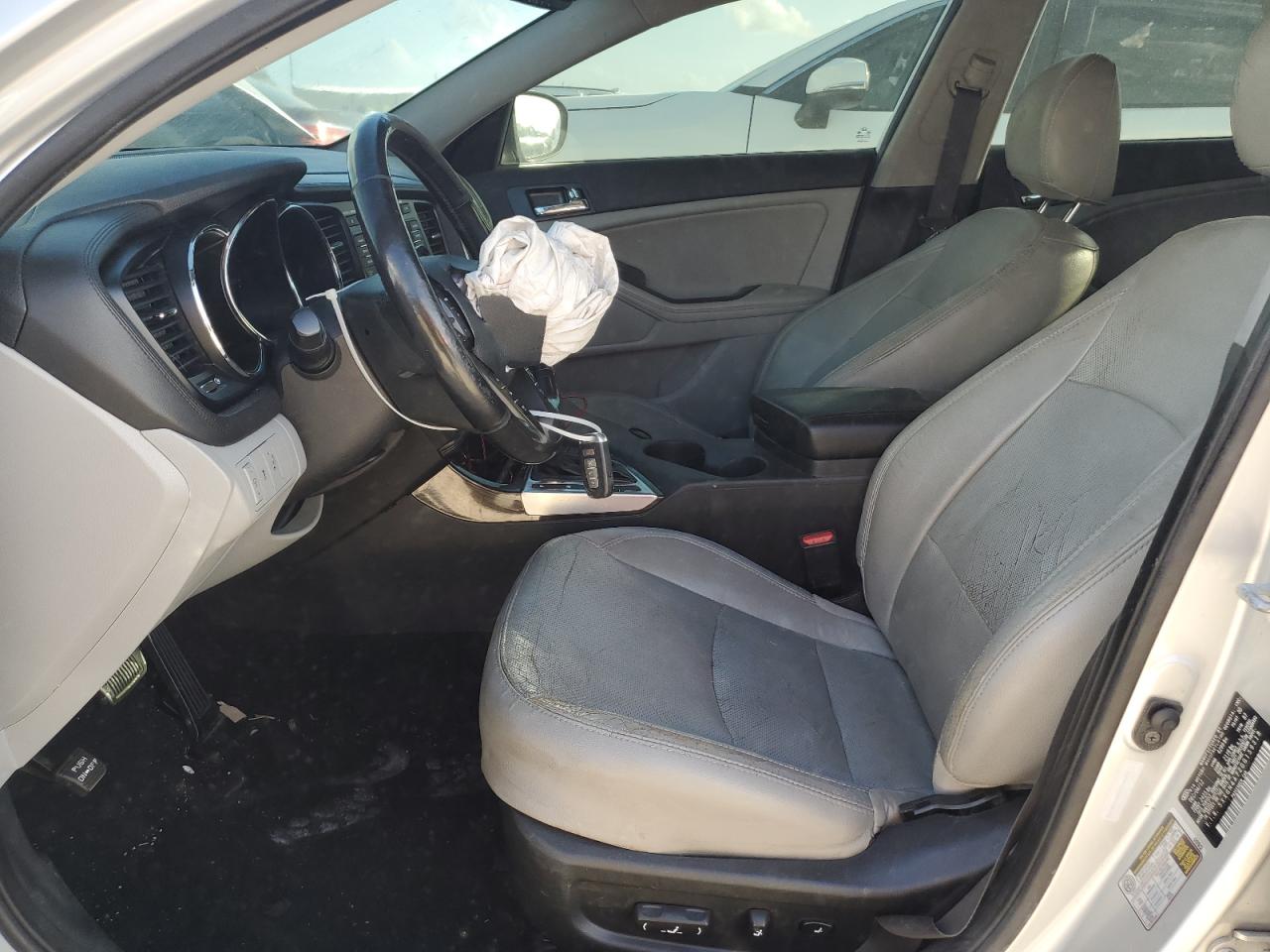 2013 KIA Optima VIN 5XXGN4A72DG159318 Copart auction photo, front end / side damage thumbnail 7