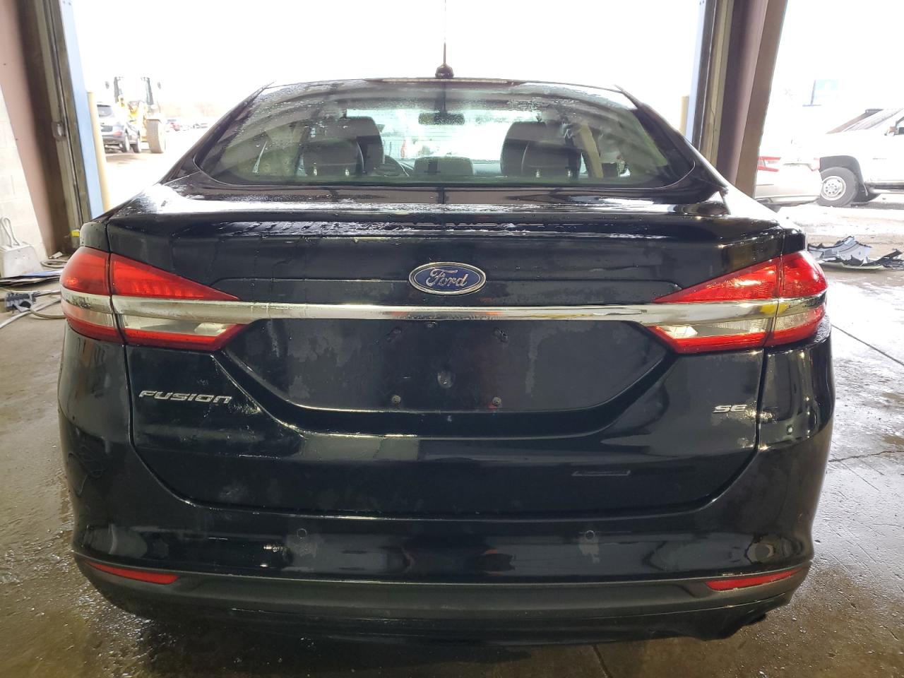 2018 Ford Fusion VIN 3FA6P0H74JR113822 Copart auction photo, side / rear end damage thumbnail 6