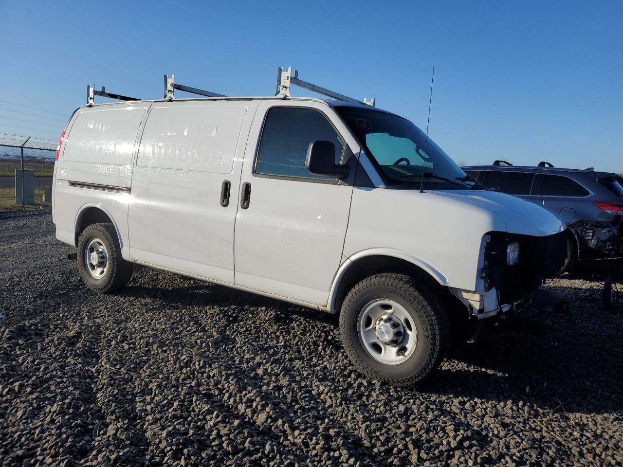 2017 Chevrolet Express VIN 1GCWGAFG0H1153306 Copart auction photo, rear end / front end damage thumbnail 4