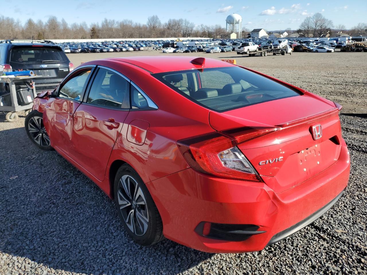 2018 Honda Civic VIN JHMFC1F74JX041962 Copart auction photo, all over / undercarriage damage thumbnail 2