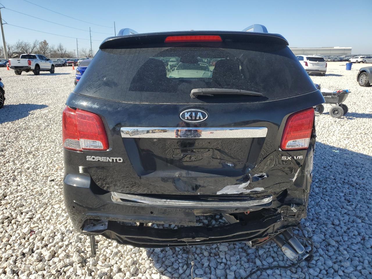 2013 KIA Sorento VIN 5XYKWDA27DG374572 Copart auction photo, side damage thumbnail 6