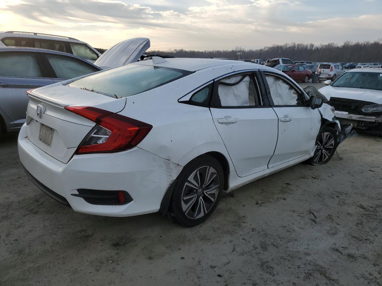 2018 Honda Civic VIN JHMFC1F79JX007788 Copart auction photo, all over damage thumbnail 3