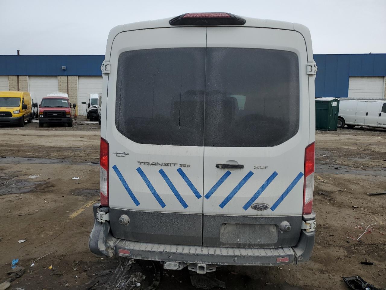 2018 Ford Transit VIN 1FBAX2CM3JKA97862 Copart auction photo, side damage thumbnail 6