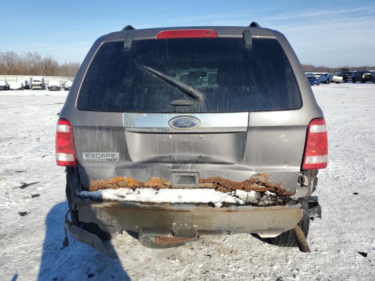 2011 Ford Escape VIN 1FMCU9E77BKB45700 Copart auction photo, mechanical / rear end damage thumbnail 6