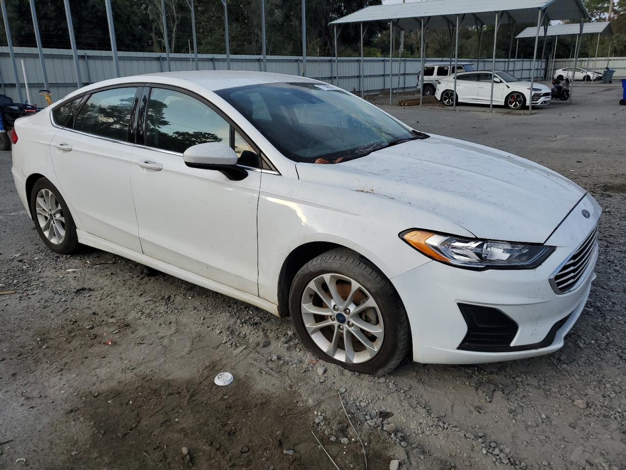 2019 Ford Fusion VIN 3FA6P0HD5KR183644 Copart auction photo, top/roof damage thumbnail 4