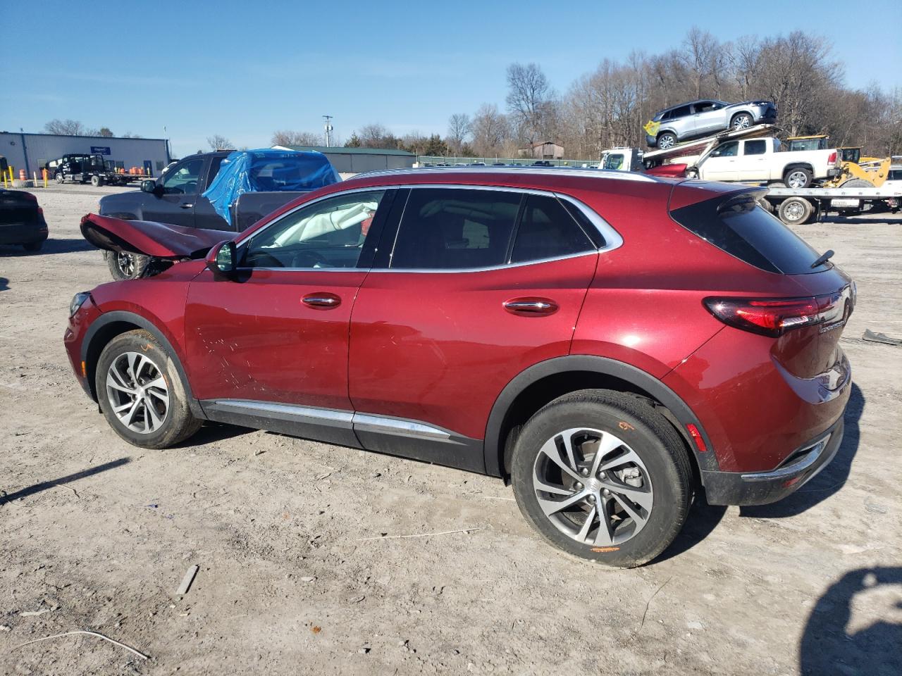 2021 Buick Envision VIN LRBFZNR41MD134077 Copart auction photo, front end damage thumbnail 2