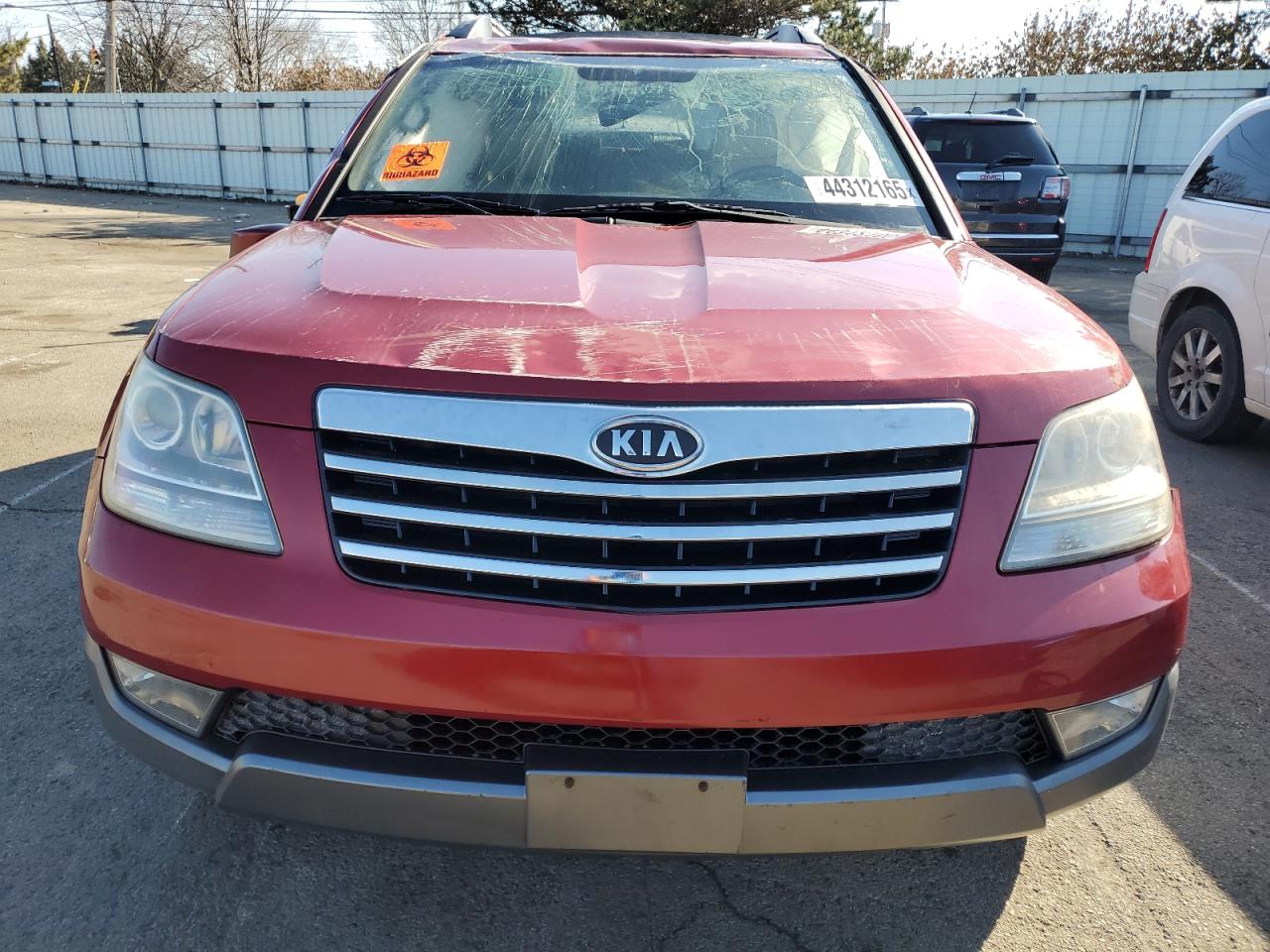 2009 KIA Mohave (borrego) VIN KNDJJ741695016197 Copart auction photo, all over damage thumbnail 5
