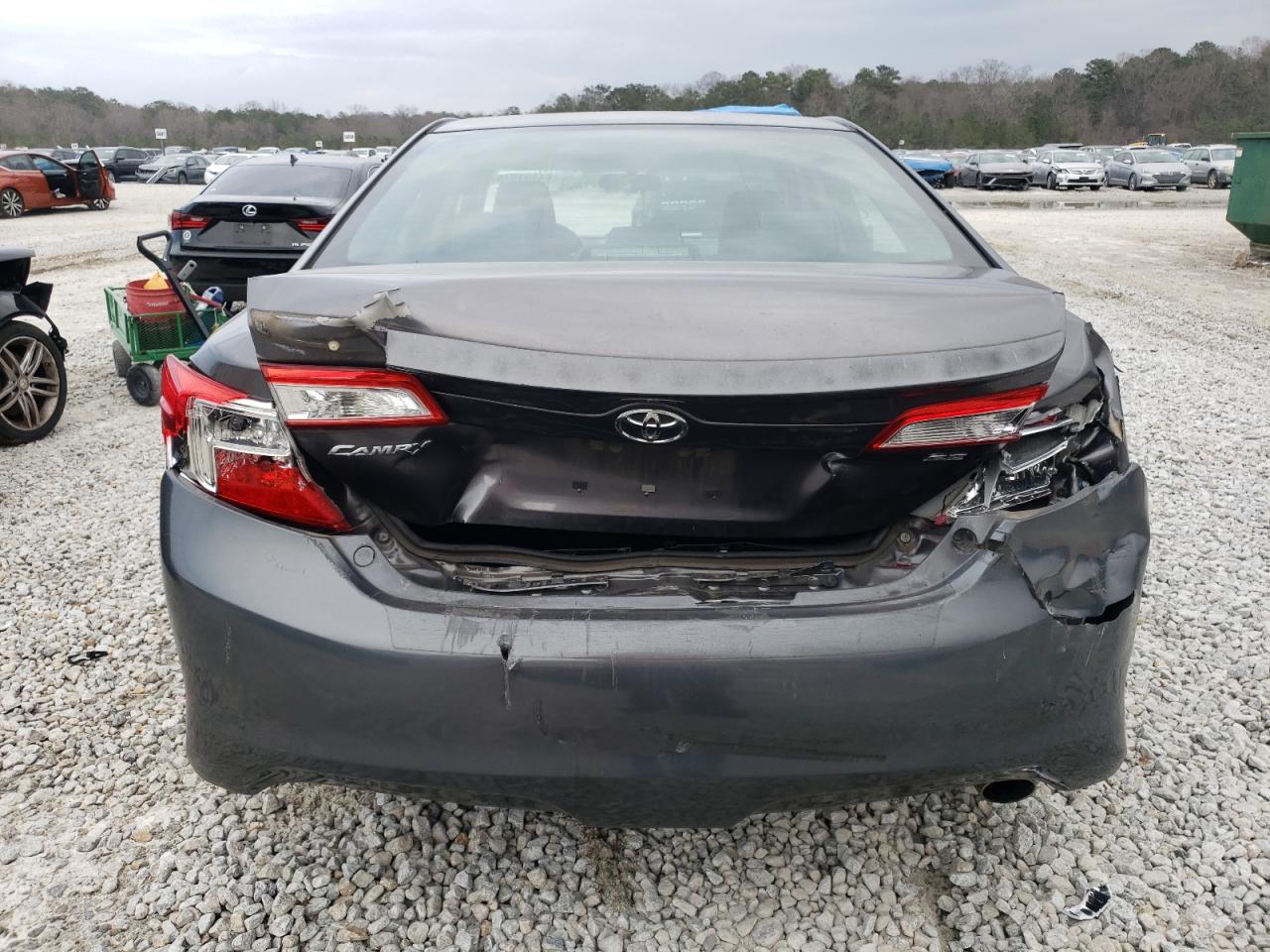 2014 Toyota Camry VIN 4T1BF1FKXEU370597 Copart auction photo, rear end damage thumbnail 6