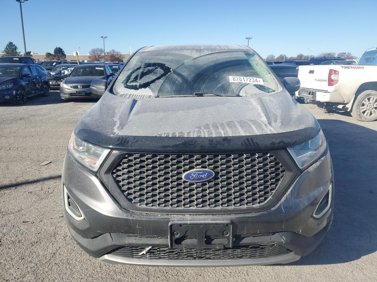 2017 Ford Edge VIN 2FMPK4J97HBB44261 Copart auction photo, front end / undercarriage damage thumbnail 5