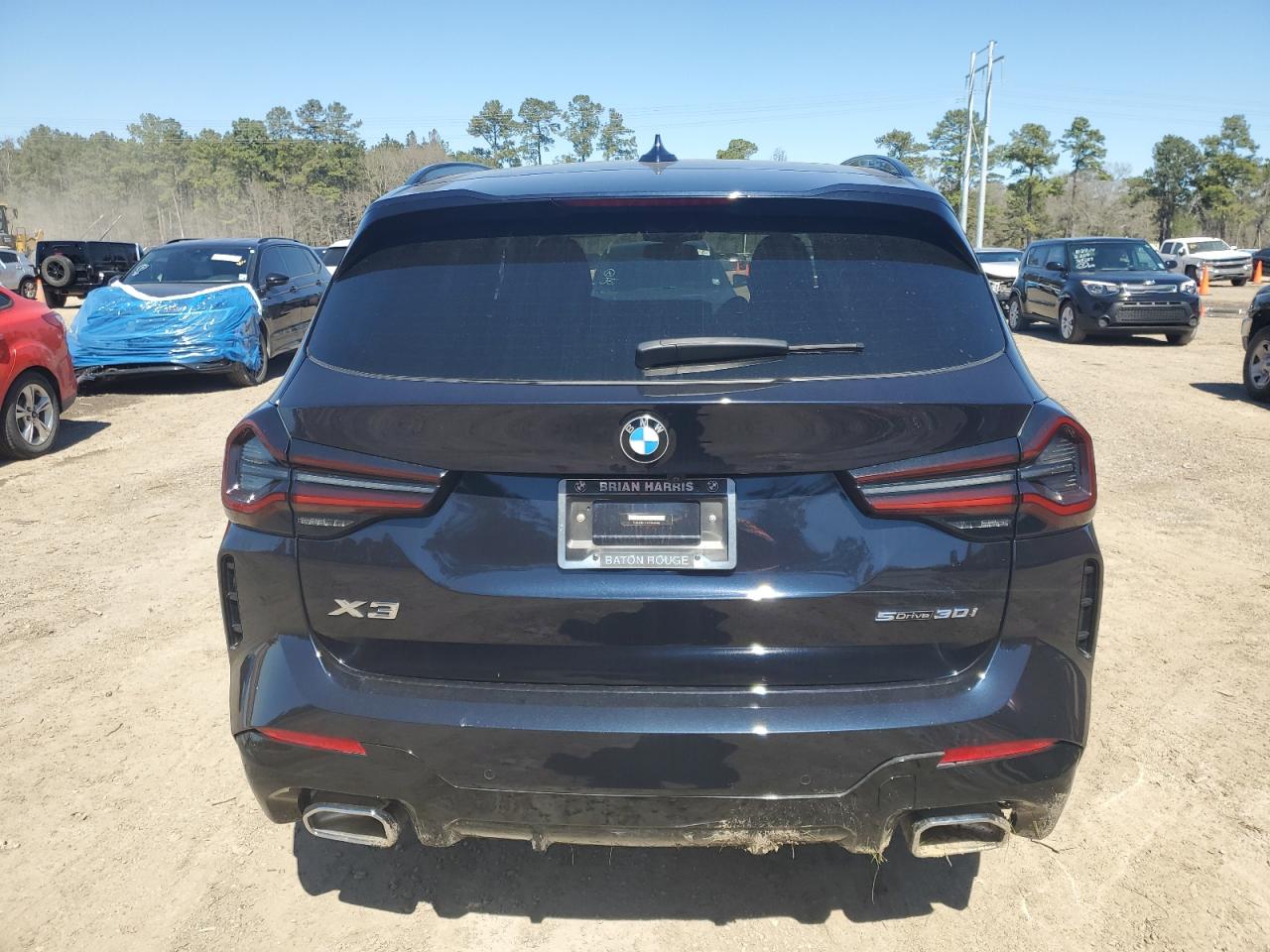 2022 BMW X3 VIN 5UX43DP0XN9K61482 Copart auction photo, front end damage thumbnail 6