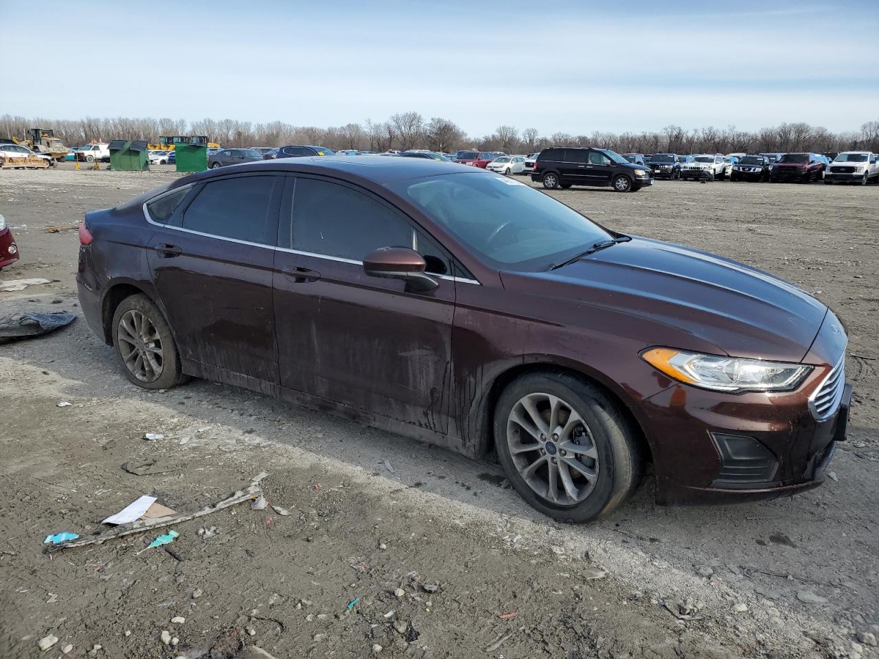 2019 Ford Fusion VIN 3FA6P0HD164200 Copart auction photo, mechanical / all over damage thumbnail 4